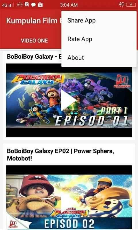 Kumpulan Film Boboiboy Glxy Terlengkap screenshot 7