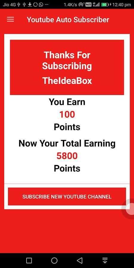 YouTube Auto Subscriber स्क्रीनशॉट 3