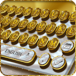 ikon Gold and Nacre Keyboard