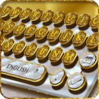 Gold and Nacre Keyboard