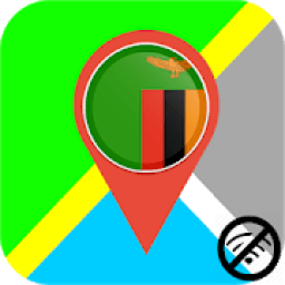 ✅ Zambia Offline Maps with gps free icon