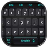 Simple Cool Black Keyboard Theme