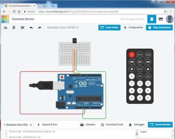 Tinkercad ile Arduino screenshot 3