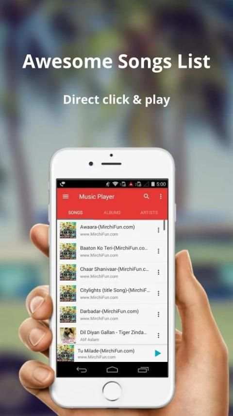 Music Player स्क्रीनशॉट 2