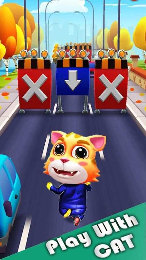 Cat gold run:talking cat subway tom rush screenshot 3