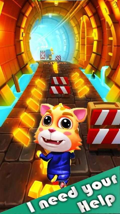 Cat gold run:talking cat subway tom rush screenshot 8