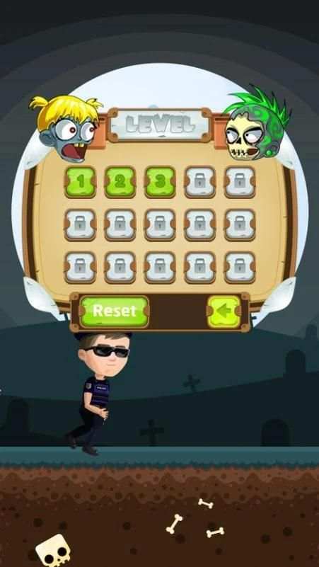 Police vs Zombies เกมคำศัพท์ screenshot 3