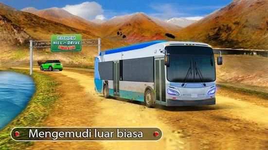 simulator bus menanjak: pelatih transportasi turis screenshot 3