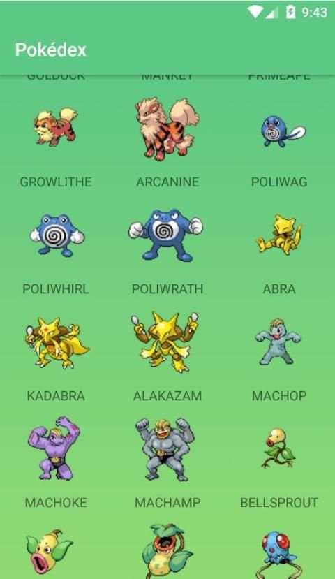 Pokédex - Lista de Pokemon! screenshot 1