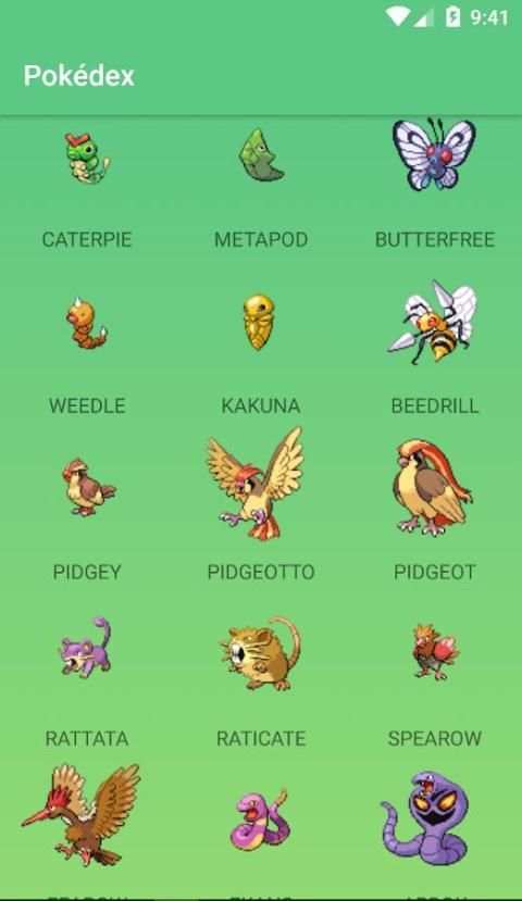 Pokédex - Lista de Pokemon! screenshot 3