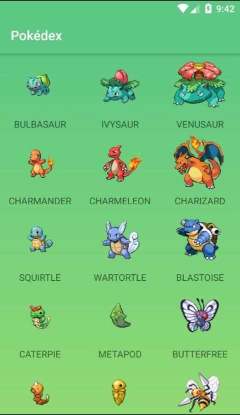 Pokédex - Lista de Pokemon! screenshot 2
