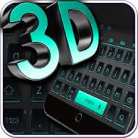 3D Black Neon Keyboard on 9Apps