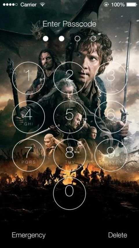 The Hobbit Lock Screen screenshot 4