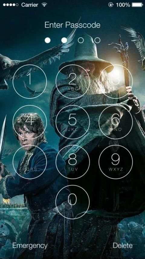 The Hobbit Lock Screen screenshot 1