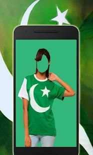 Pakistan Flag Shirts 14 August Photo Editor screenshot 3