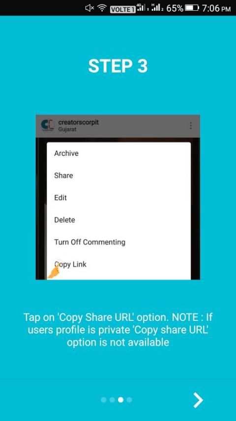 Download from Instagram with Text,Hashtags-Repost screenshot 6