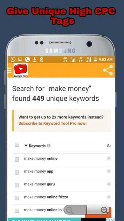 Tags For Youtube स्क्रीनशॉट 1