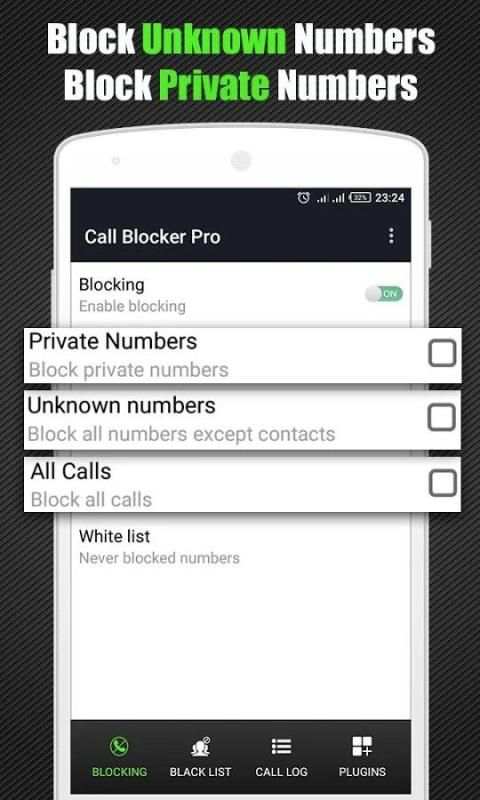 Call Blocker Pro & Calls Blacklist – Free Blocker स्क्रीनशॉट 1