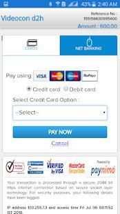 Videocon d2h Recharge Online screenshot 2