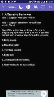 Tenses Hindi English screenshot 2