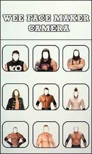 Camera Editeur WWE Face Maker स्क्रीनशॉट 4