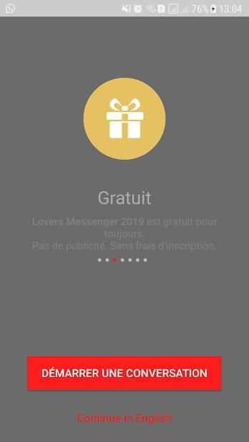 Lovers Messenger 2019 screenshot 6
