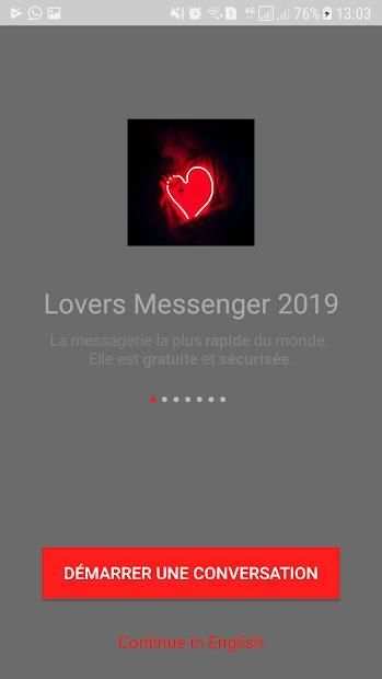 Lovers Messenger 2019 screenshot 4