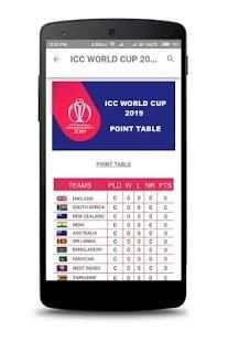 ICC Cricket World Cup 2019 screenshot 1