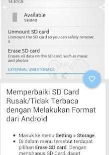 Cara Memperbaiki SD Card Rusak screenshot 1