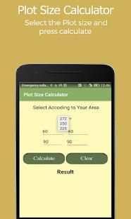 Plot Size Calculator screenshot 2