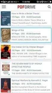 Books PDF Drive स्क्रीनशॉट 2