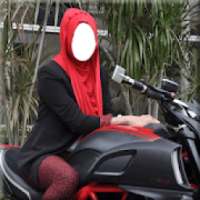 Bike Hijab Selfie Camera on 9Apps