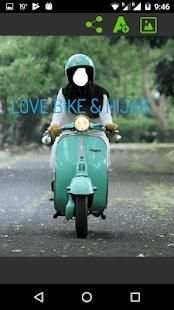 Bike Hijab Selfie Camera screenshot 1