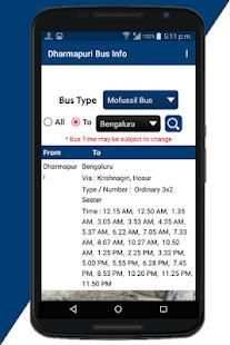 Dharmapuri Bus Info screenshot 7