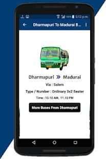 Dharmapuri Bus Info screenshot 1