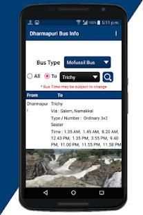 Dharmapuri Bus Info screenshot 4