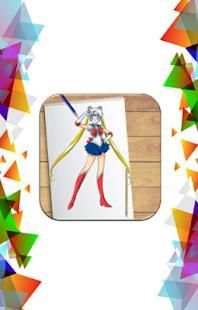 How to Draw Sailor Moon Characters screenshot 10