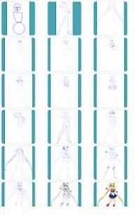 How to Draw Sailor Moon Characters screenshot 6