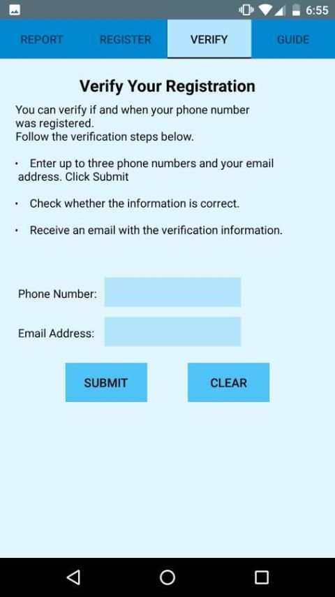 Spam Reporter - Do Not Call Registry screenshot 3