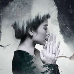 ikon Overlay Photo Mixer Editor