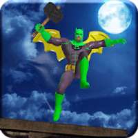 Bat Rope Hero City War Superhero Rescue Mission