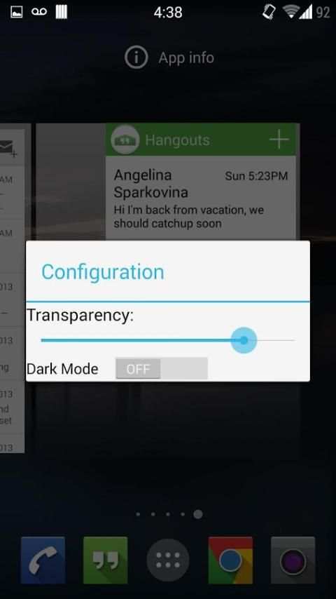 Hangouts Widget screenshot 2