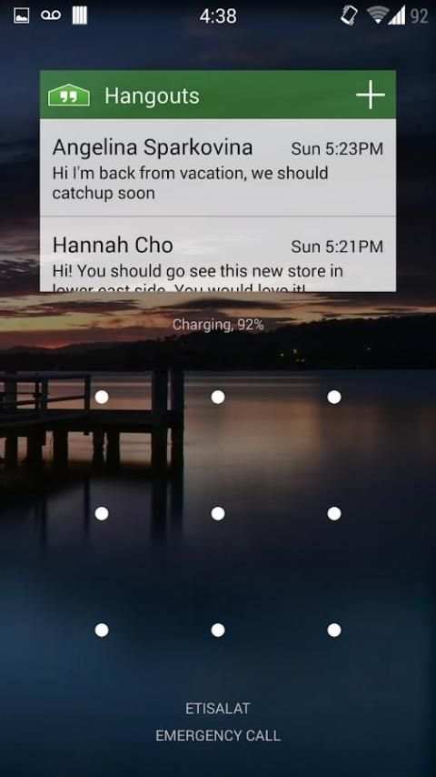 Hangouts Widget screenshot 4