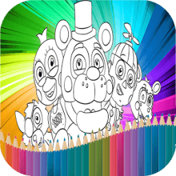 ikon Five Nights Freddy Coloring Book