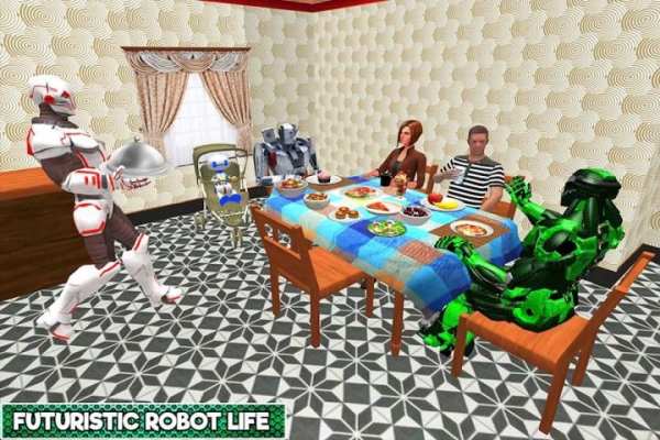 Robot Family Fun Simulator screenshot 2