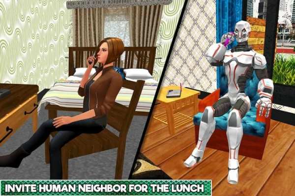 Robot Family Fun Simulator screenshot 3