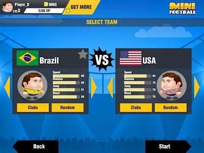 Mini Football Head Soccer Game स्क्रीनशॉट 3