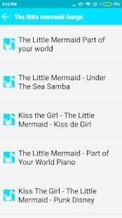 The Little Mermaid Songs screenshot 2