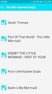 The Little Mermaid Songs screenshot 1
