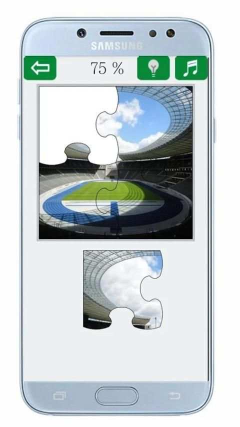 Sepak bola indonesia Puzzle screenshot 1
